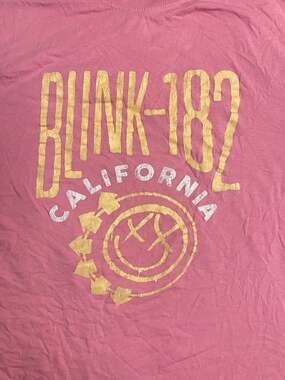 Blink-182 California Album Graphic T-Shirt Pink Size 2X